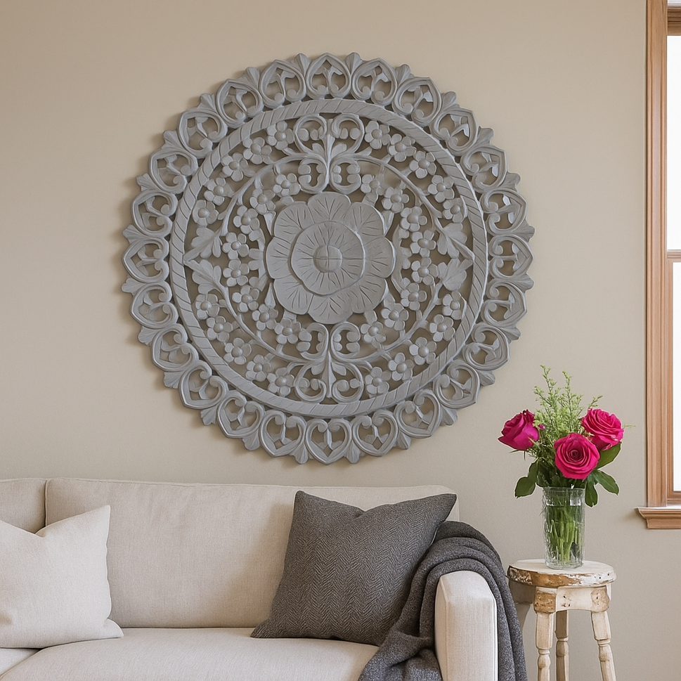 Niama Carved Wall Panel