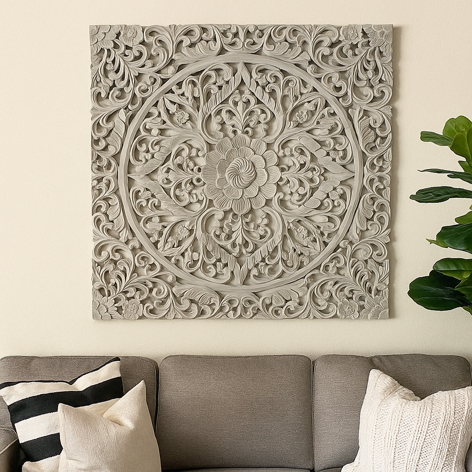 Emily Carved Wall Panel
