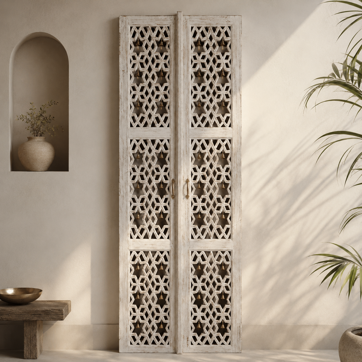 Bells Carved Door