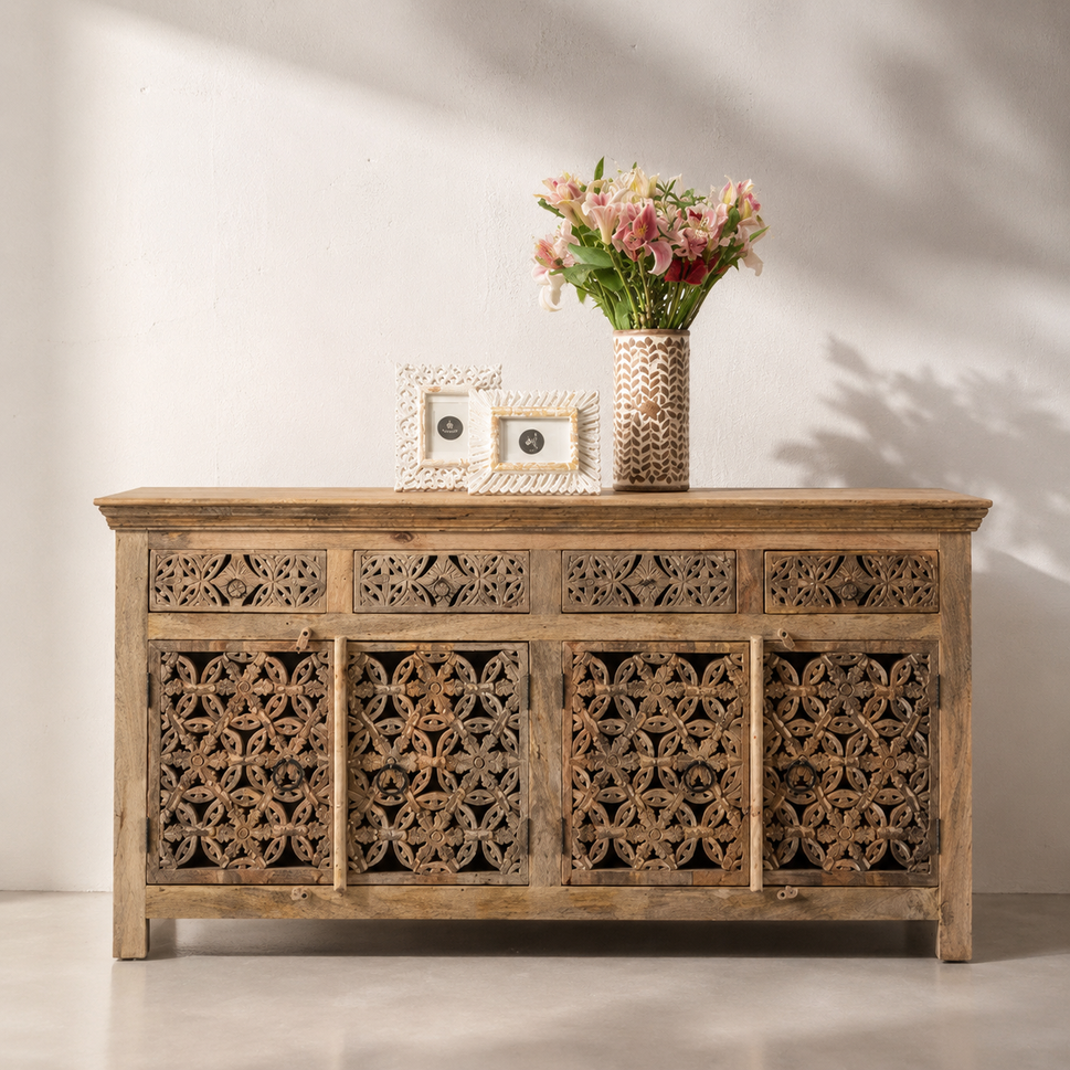 Carter Hand Carved Side Board