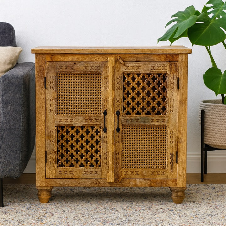 Alston Hand carved Wooden Cabinet