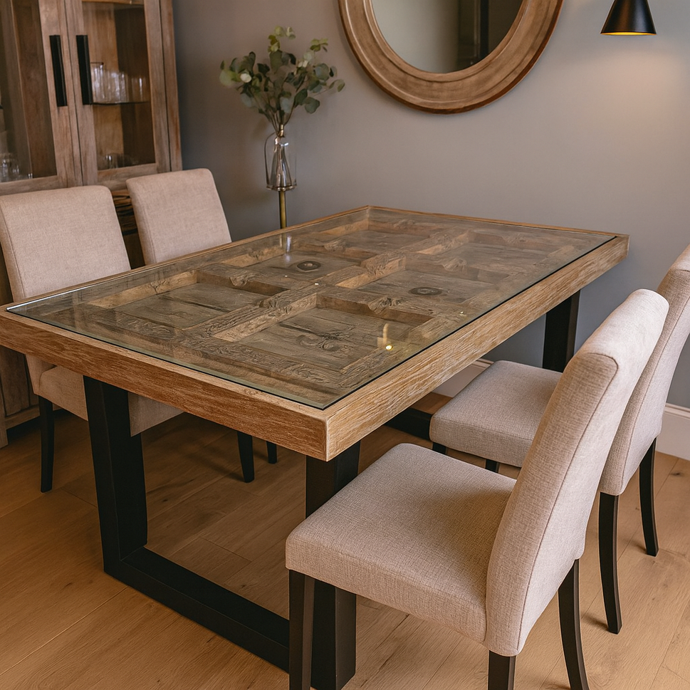 Pratap Carve Wooden Dining Table