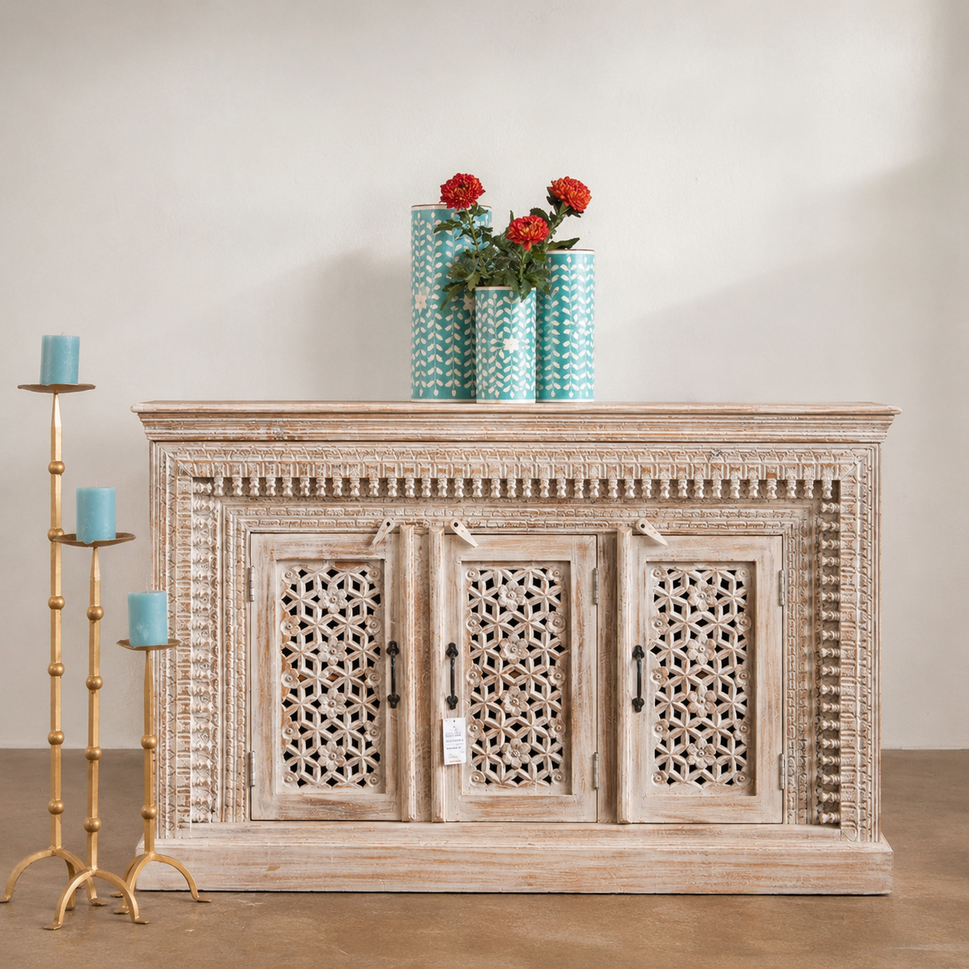 Amora Solid Indian Wooden Sideboard