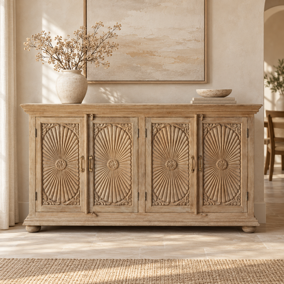 Joseph Hand Carved Sideboard
