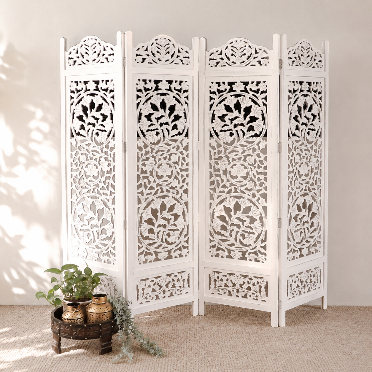 Ava Carved Room Divider