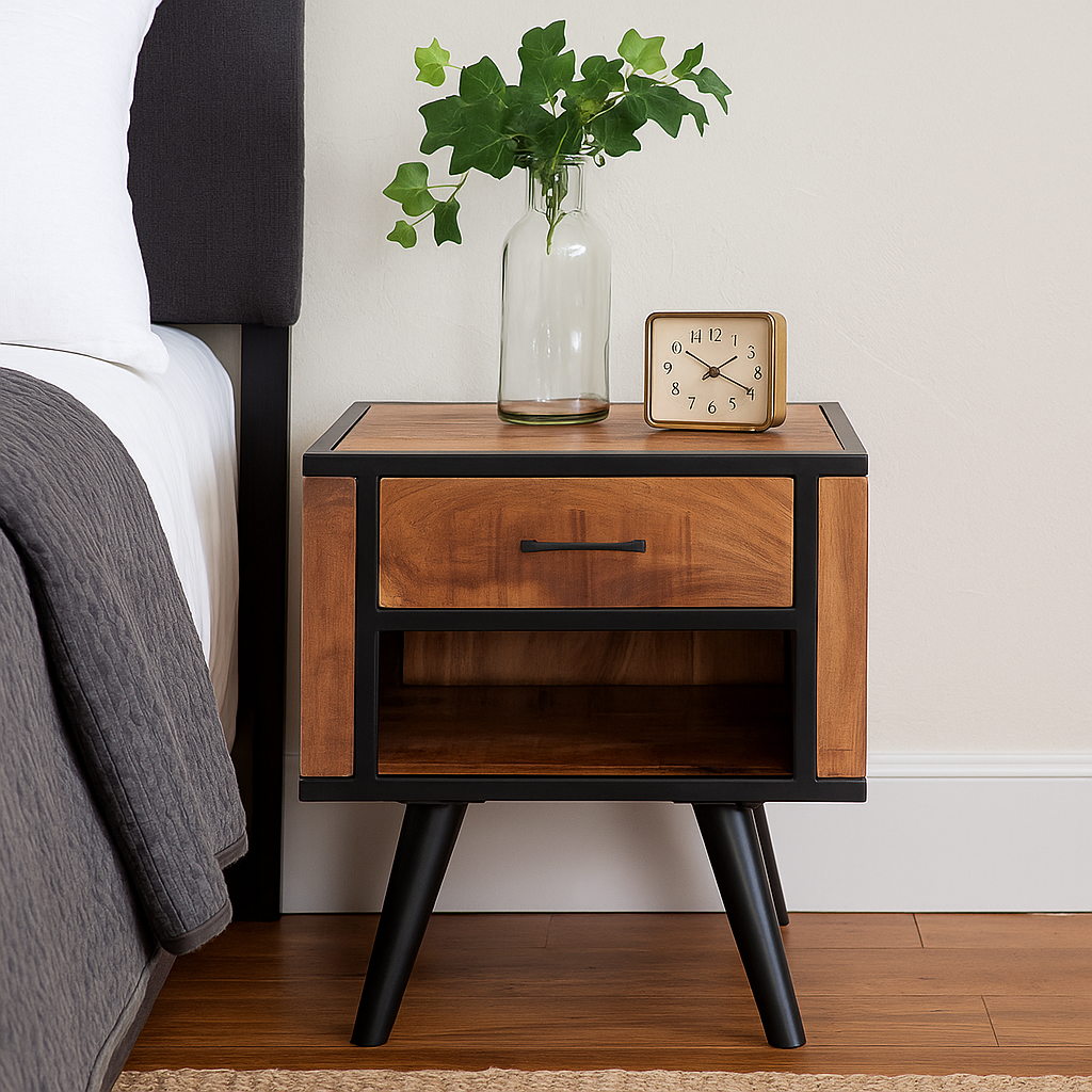 Kathryn Wooden Bedside