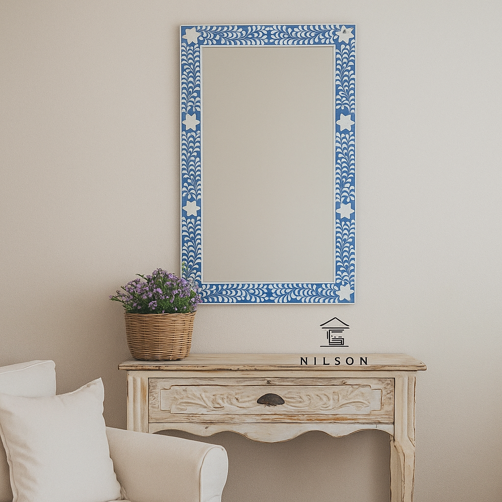 Heidi Mother of Pearl Inlay Mirror