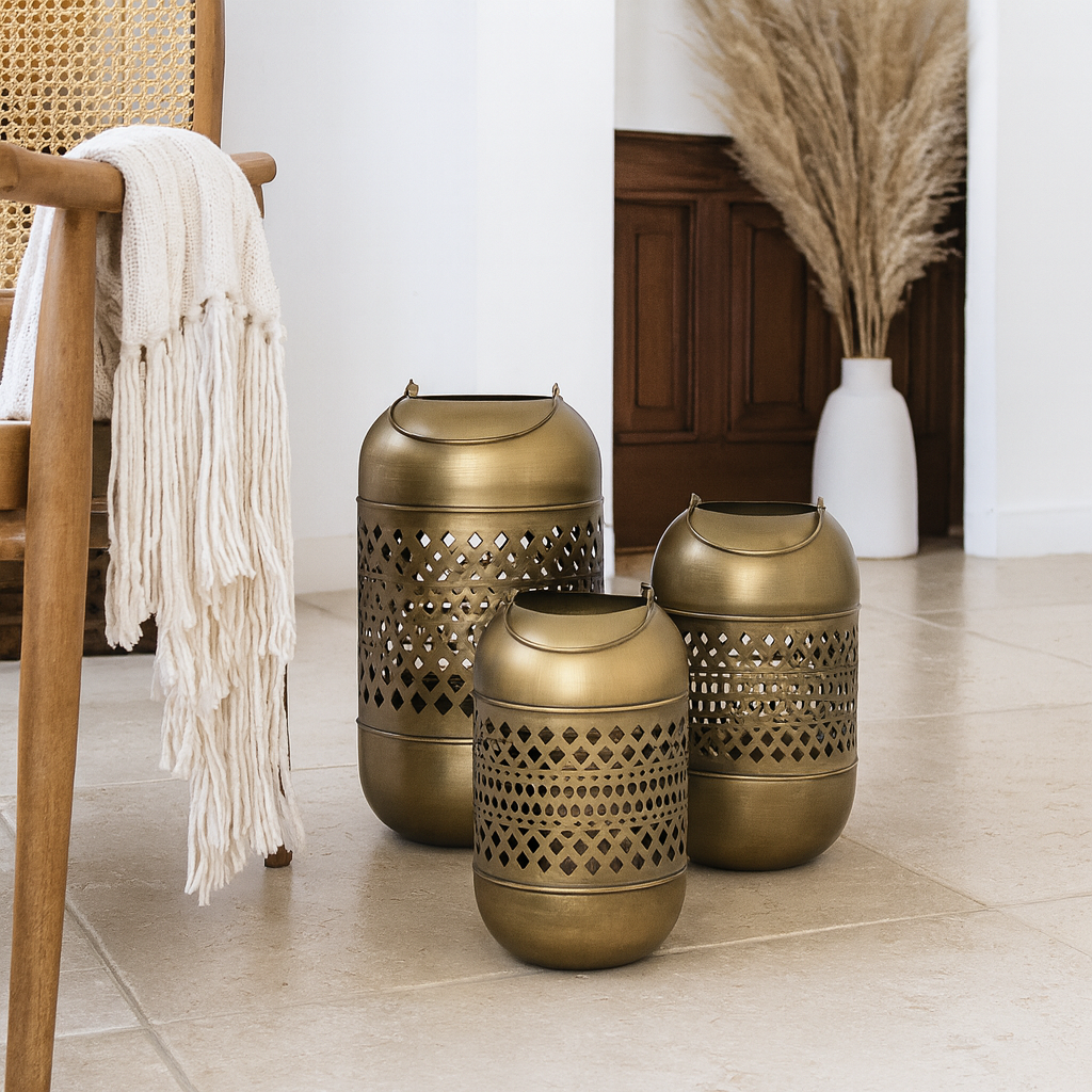 Katherine Metal Lantern S/3