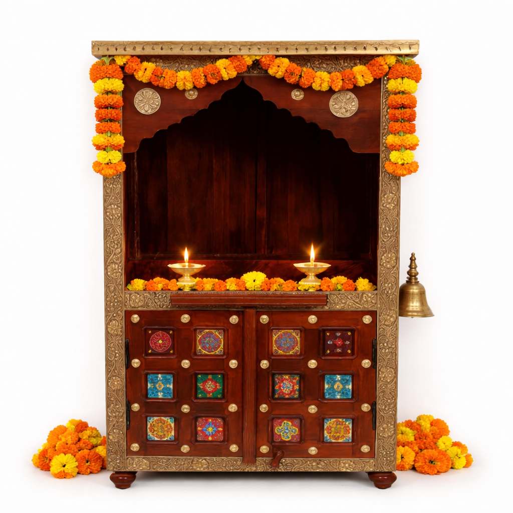 Esha Hand Carved Altar