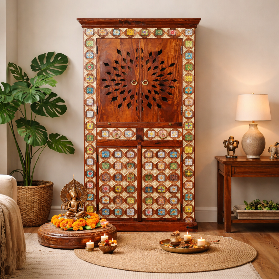 Lakshman Hand Carved Altar