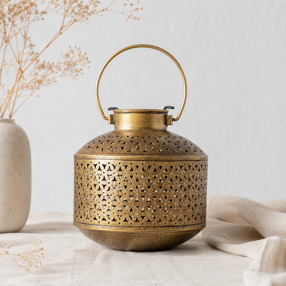 Kim Hurricane Metal Lantern