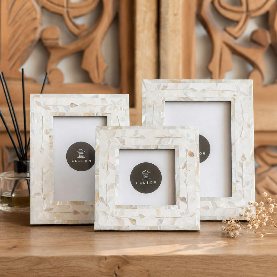 Vera Mother Of Pearl Inlay Photo Frame