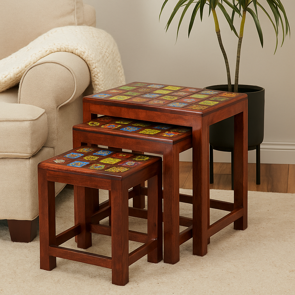Daniel Tile Nesting Table Set/3