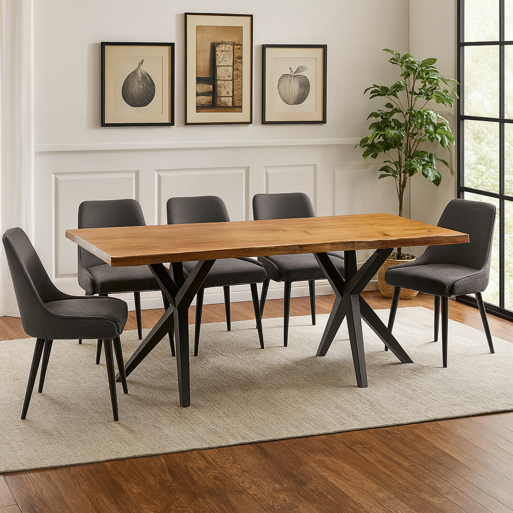 Nima Hand Carved Wooden Dinning Table