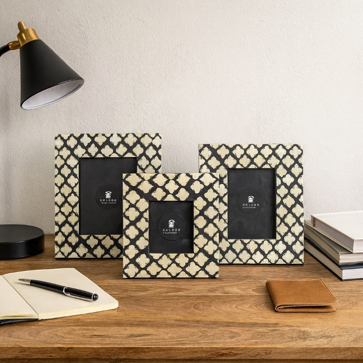 Zoe Bone Inlay Photo Frame