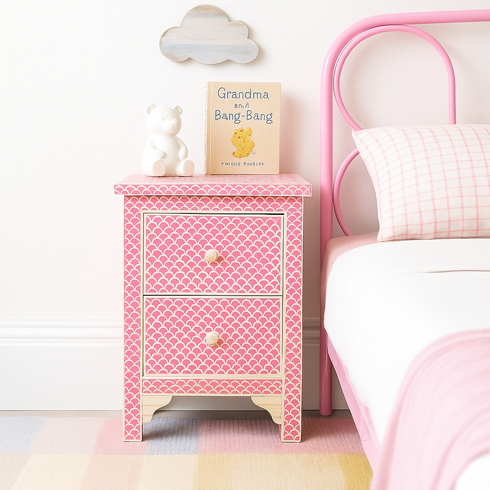 YAYA Bone Inlay Bedside