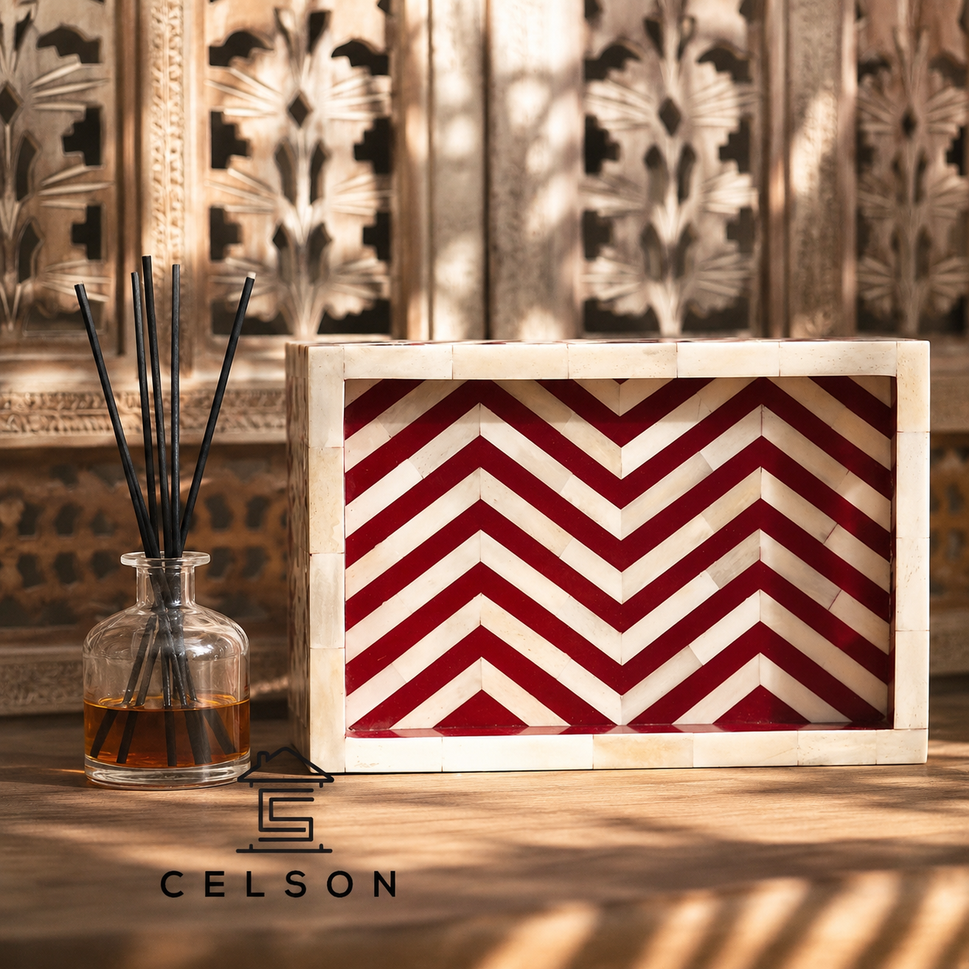 Sandy Bone Inlay Tray