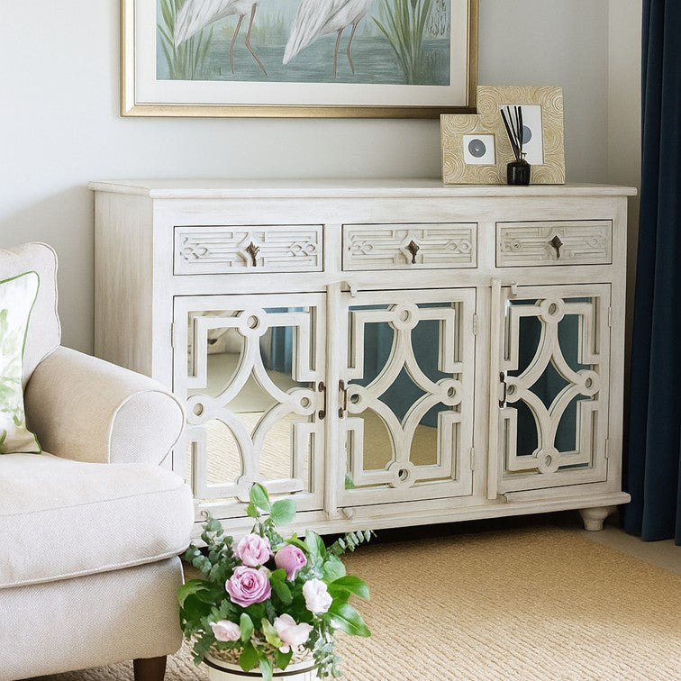 Thomas Carved Wooden SideBoard