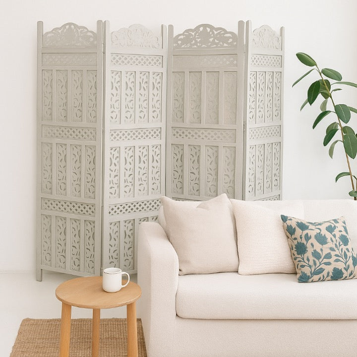Lois Carved Room Divider