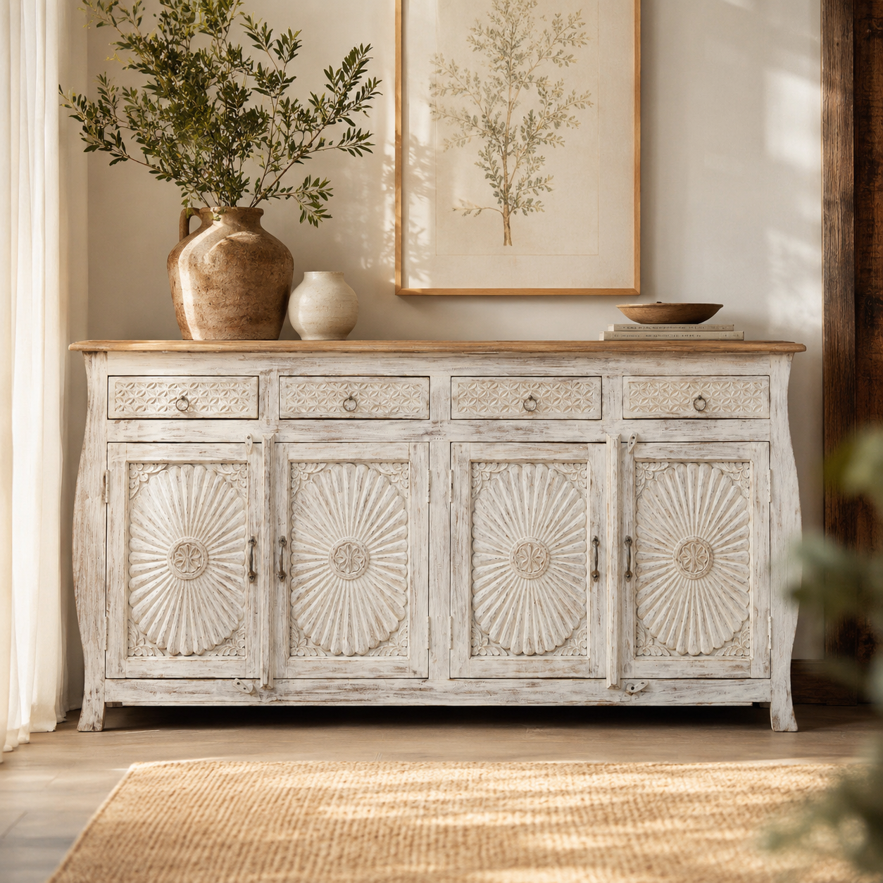 Molly Hand Carved Buffet