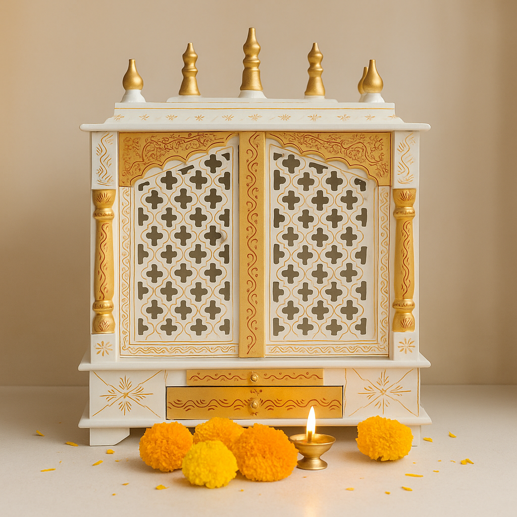 Durga Wooden Carved Mandir