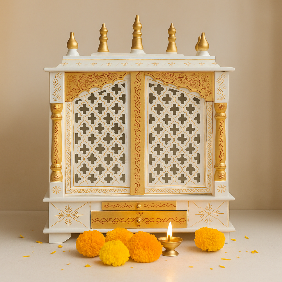 Durga Wooden Carved Mandir