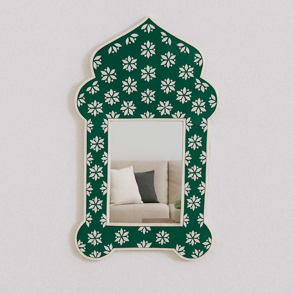 Hailey Bone Inlay Mirror