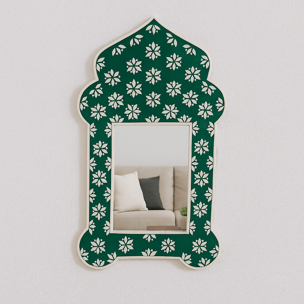 Hailey Bone Inlay Mirror