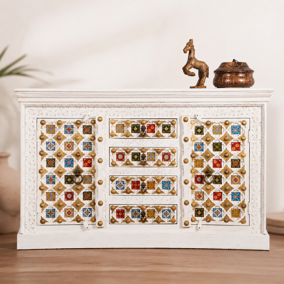 Kiwi Wooden Tile Sideboard