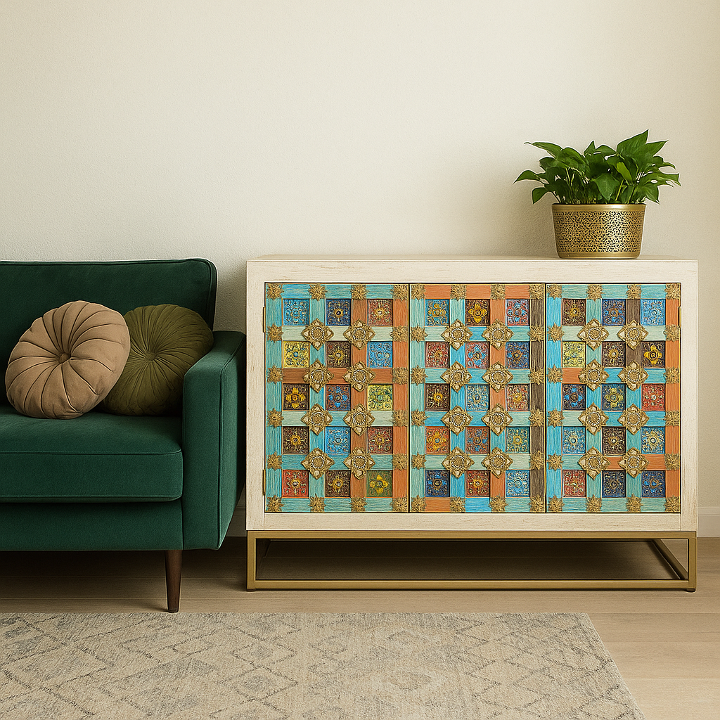 Rojen Multi Color Tile SideBoard