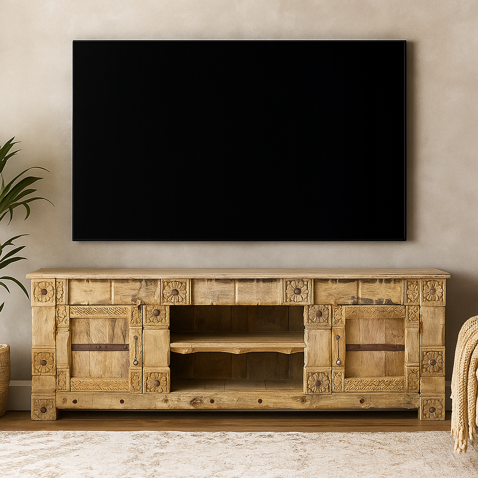 Seinfeld Hand Carved Wooden TV Cabinet