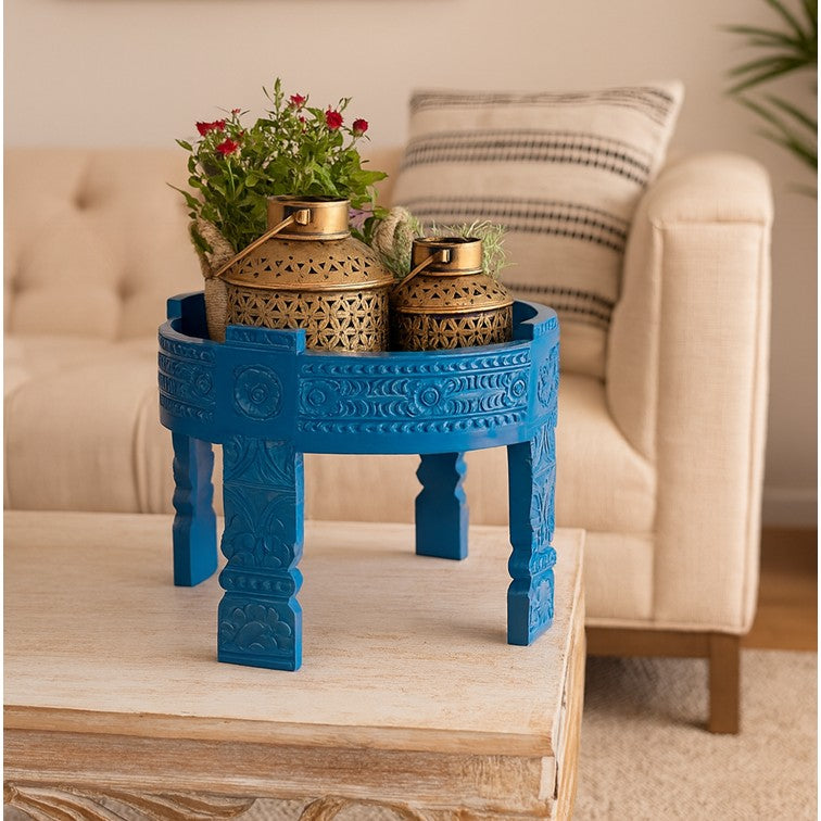 Yana Carved Chakki Table