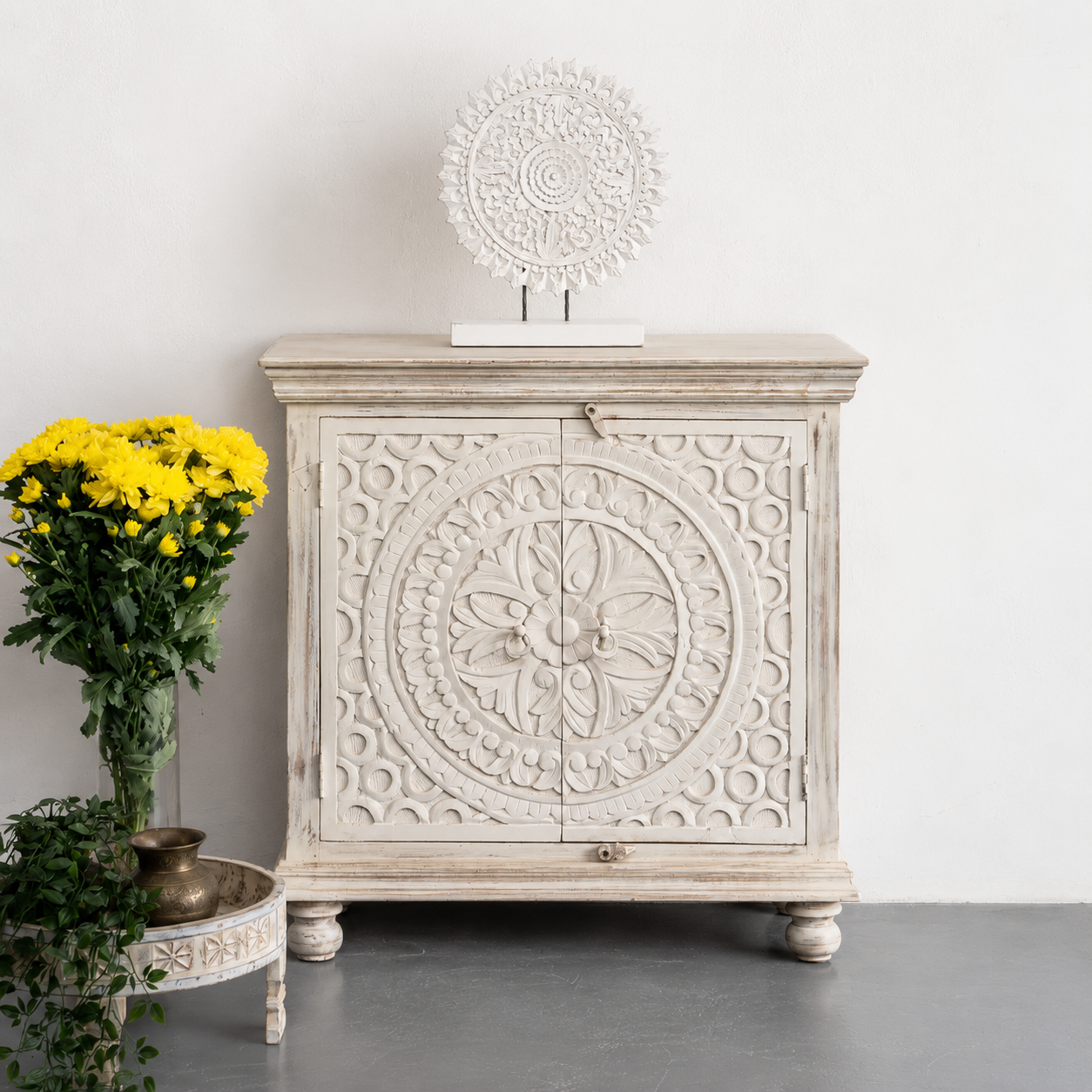 Shior Carved Wooden Chest