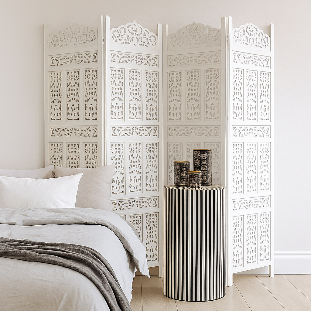 Lois Carved Room Divider