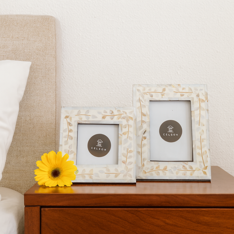 Leone Mother of Pearl Inlay Photo Frame