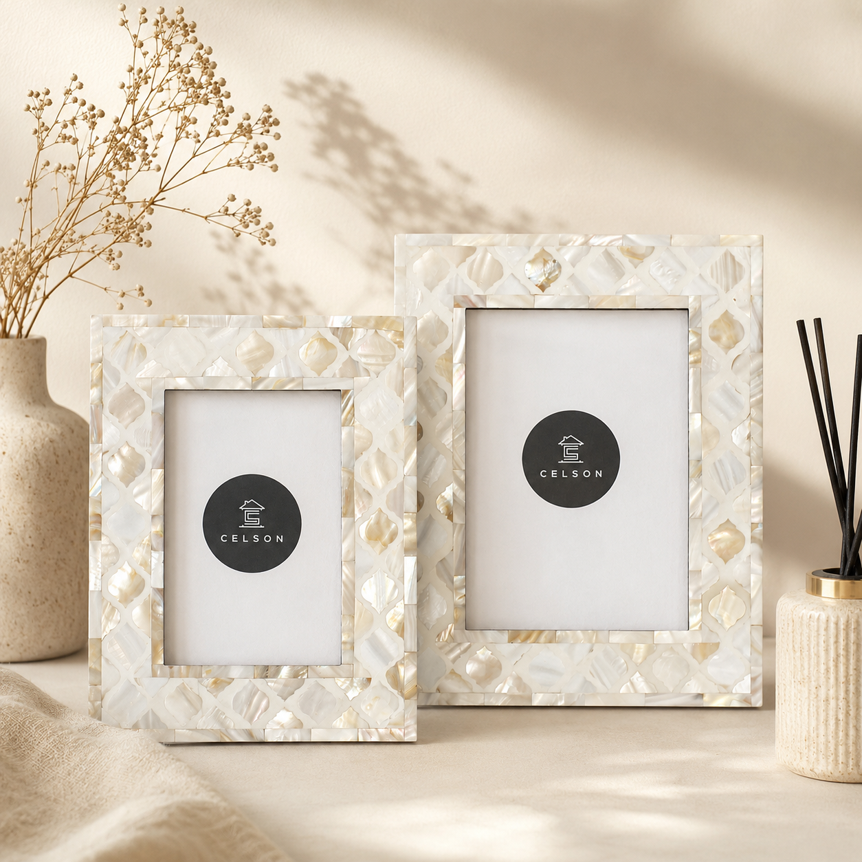 Ayla Mother of Pearl Inlay Photo Frame