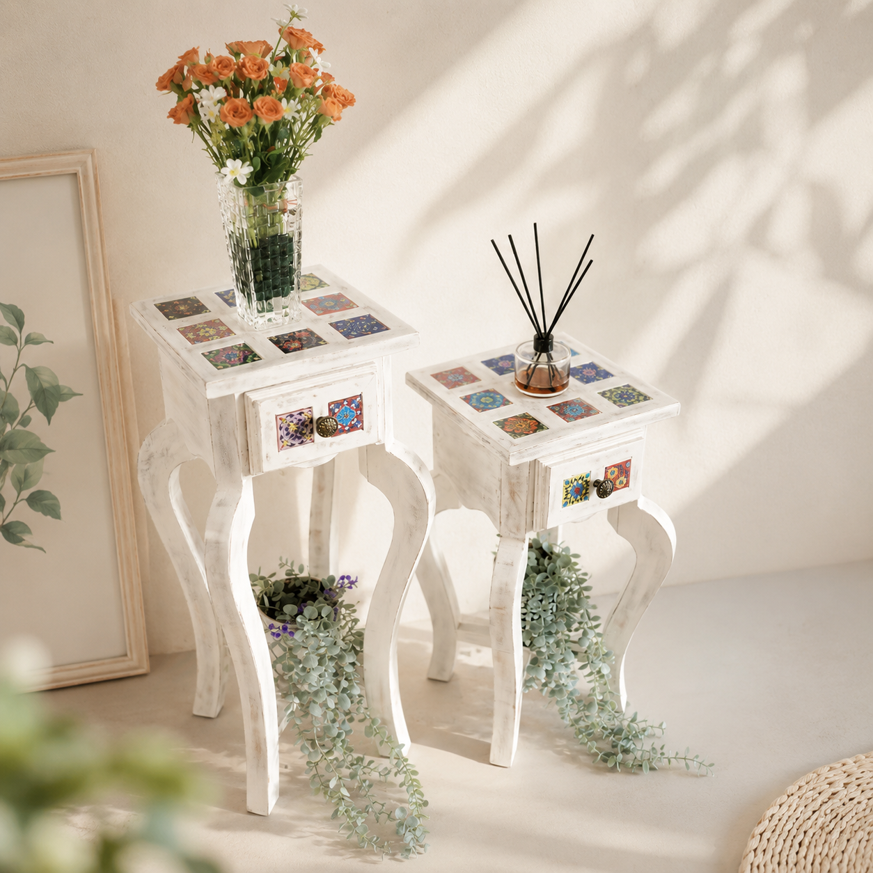 Shivi Tile Fitted Side table
