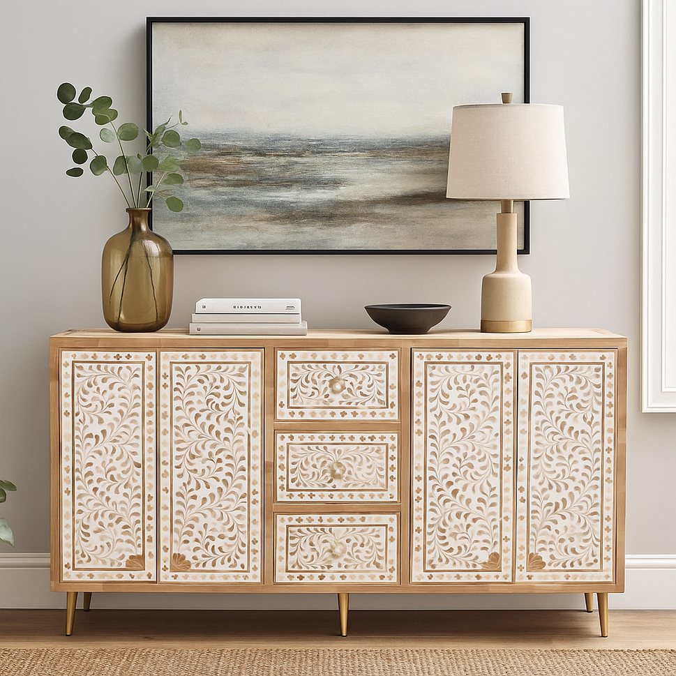 Ummaro Handcarved Wooden Sideboard