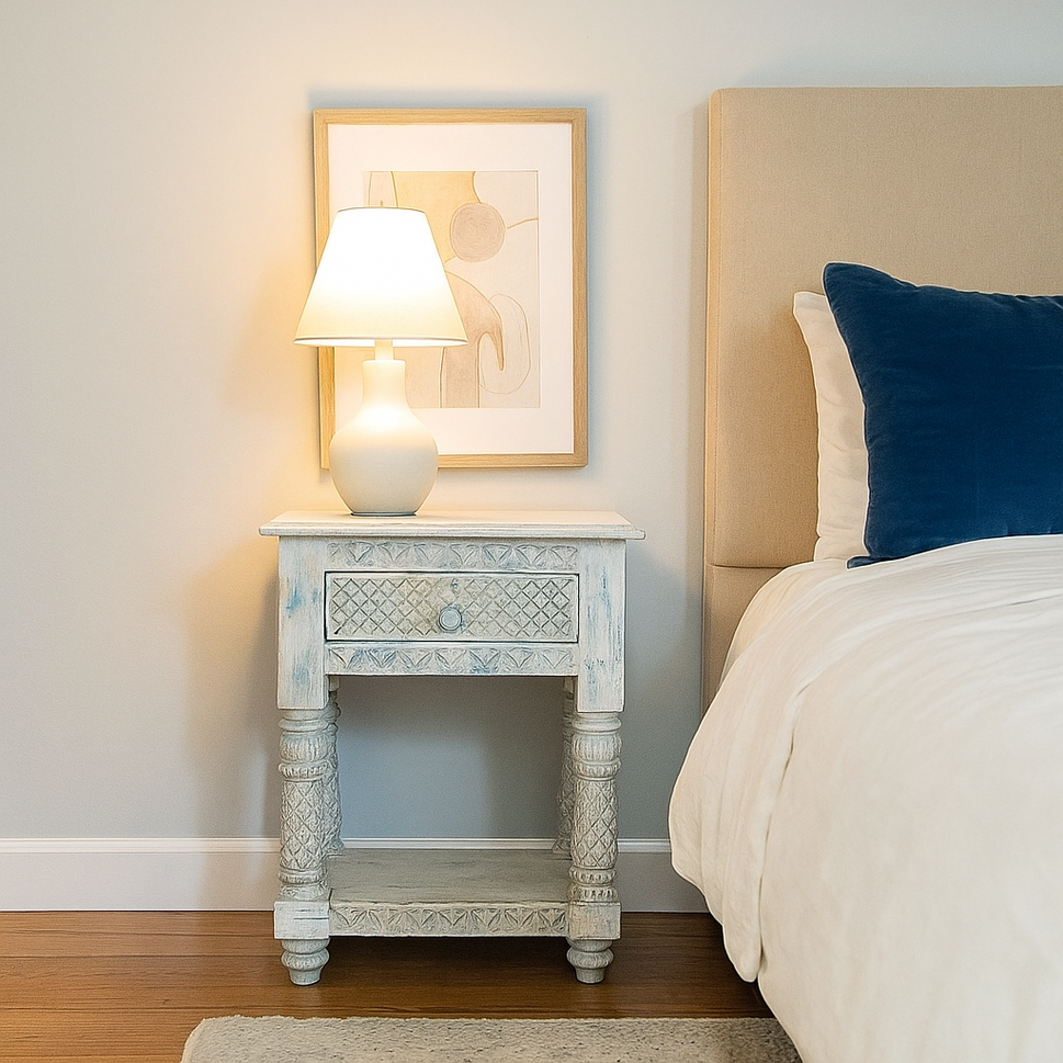 Alisha Wooden Bedside