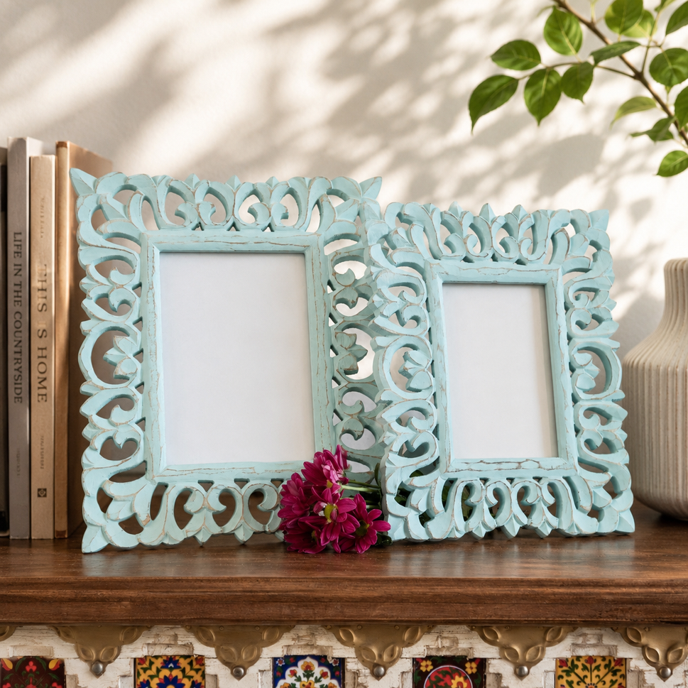Howard Hand Carved Photo Frame
