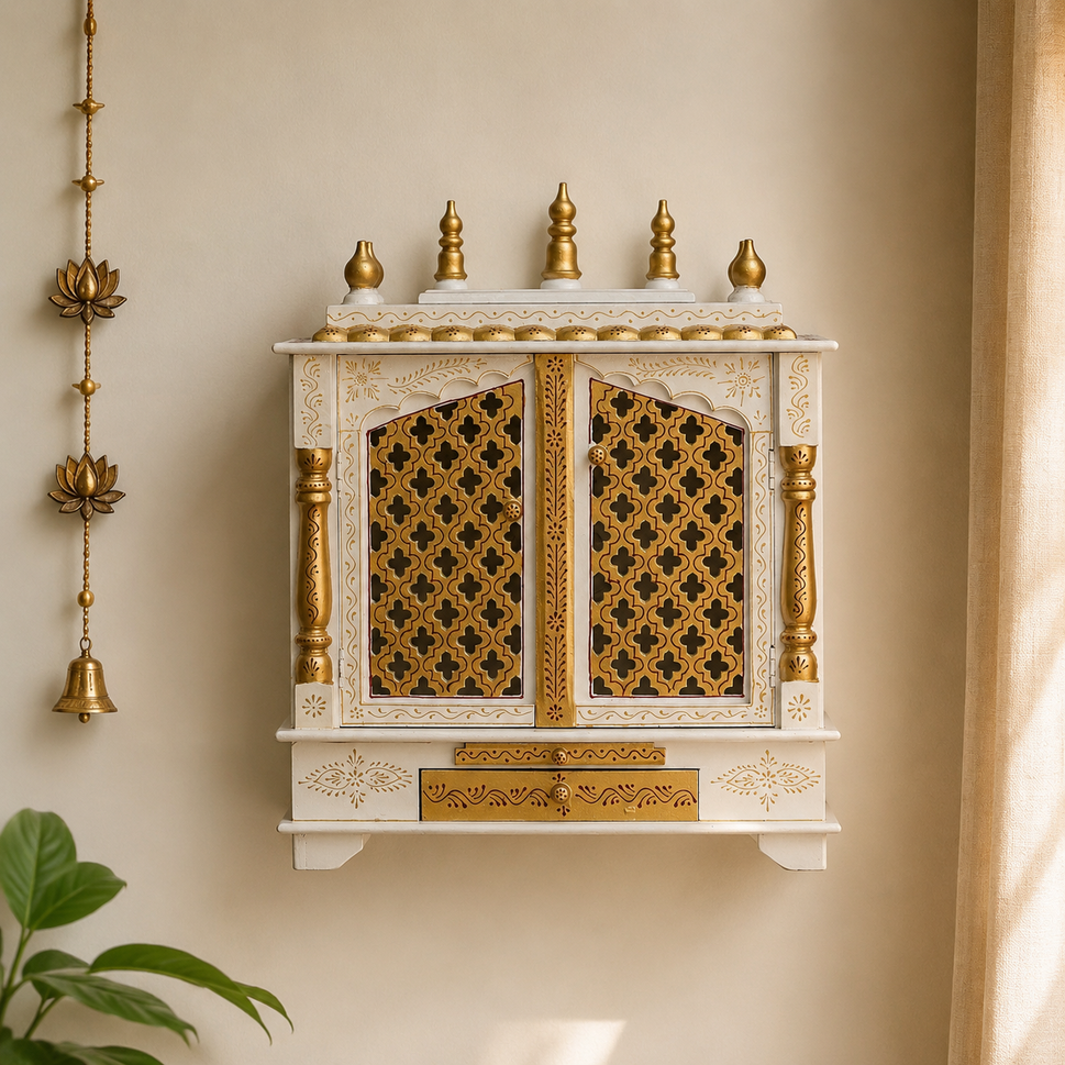 Jaya Wooden Carved Mandir