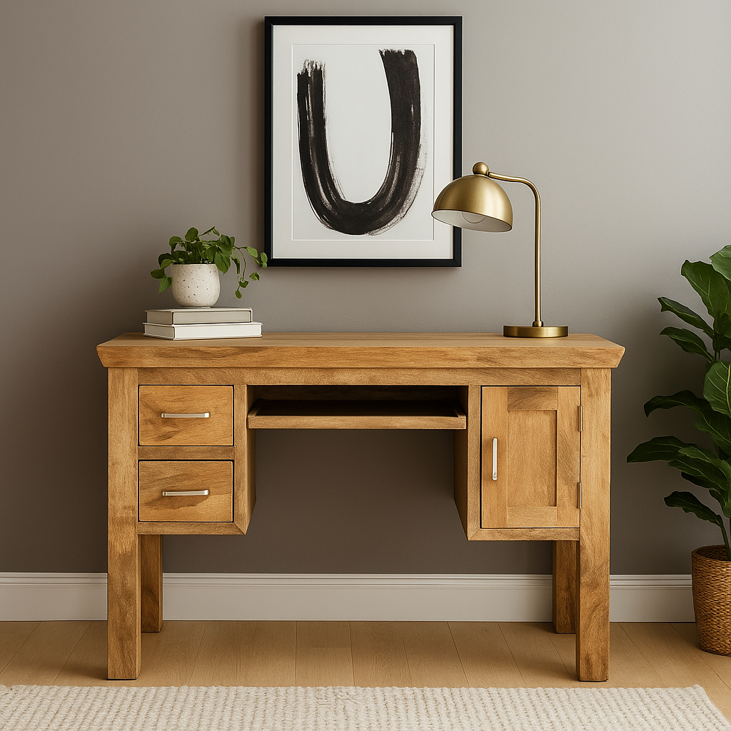 Naina Hand Carved Wooden Work Desk