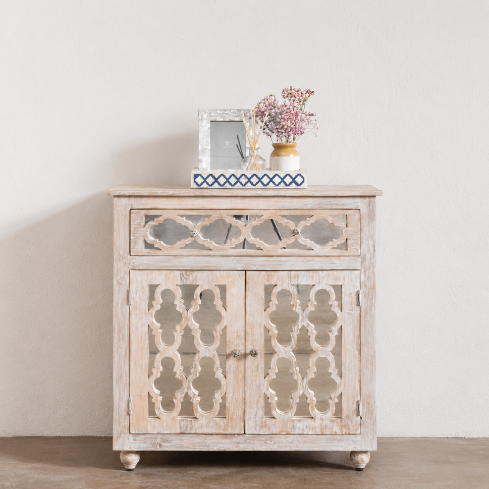 Jessica Carved Wooden Cabinet